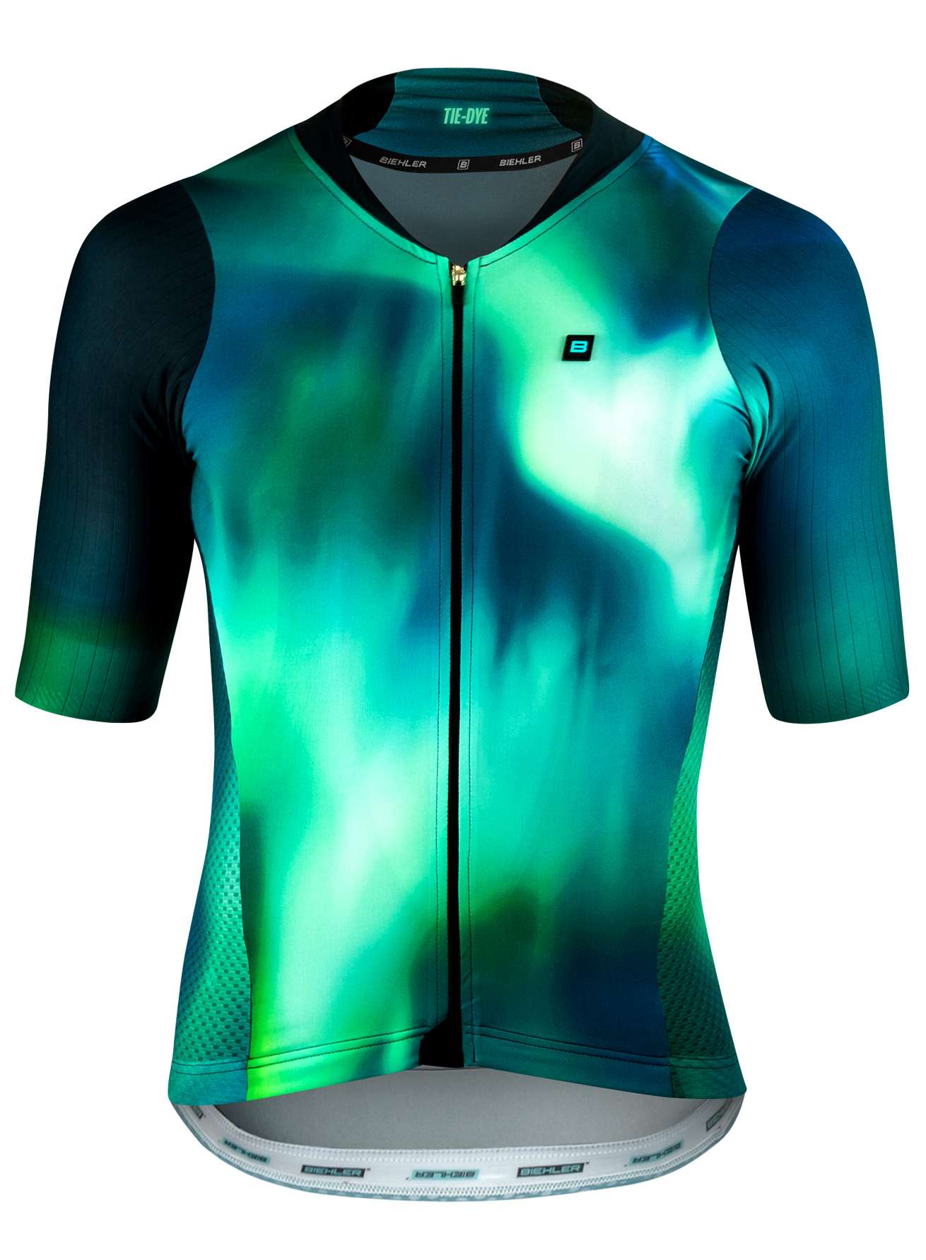 tie dye cycling jersey